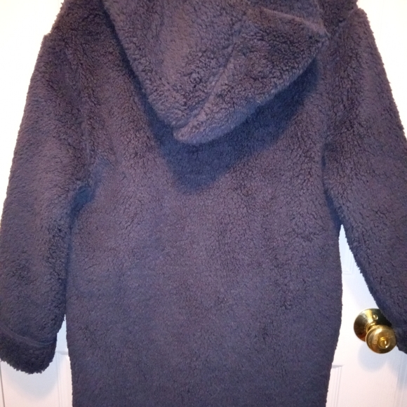 Victorias Secret PINK Sherpa Cardigan XS/S Hoodie Hooded Jacket - Picture 2 of 5